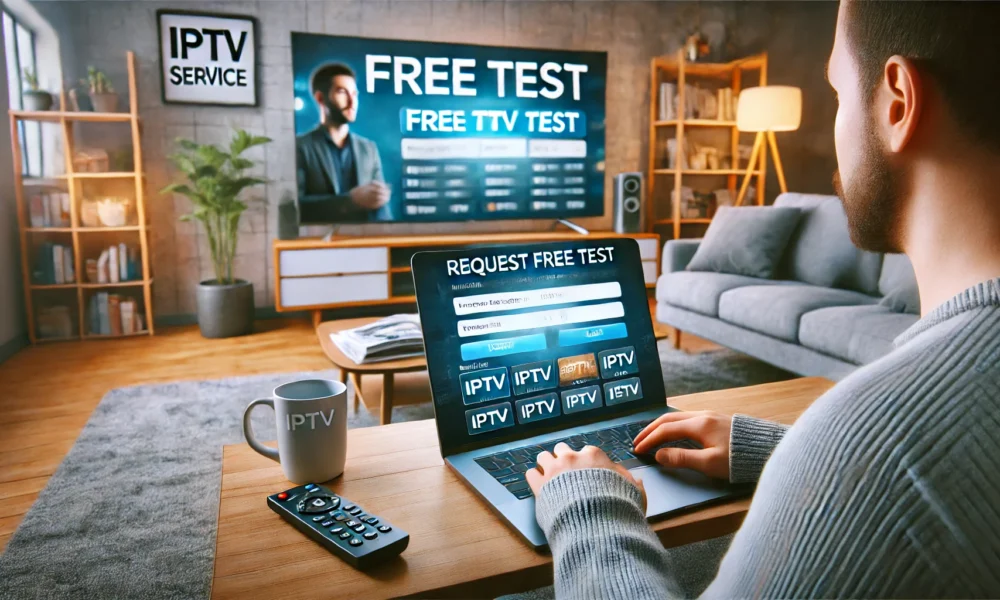 free iptv test request